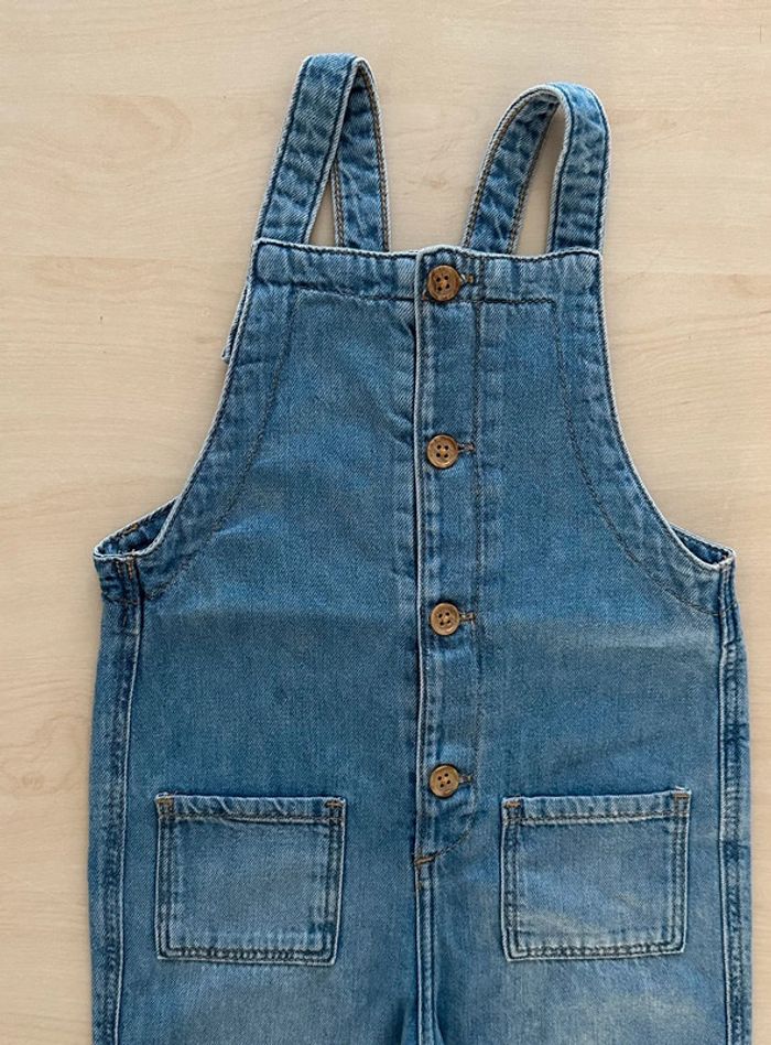 Salopette en jeans h&m 12 mois 80 cm - photo numéro 5