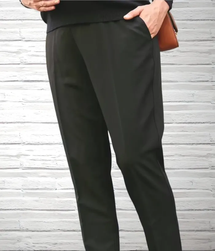 Pantalon de grossesse coupe à pinces - photo numéro 2