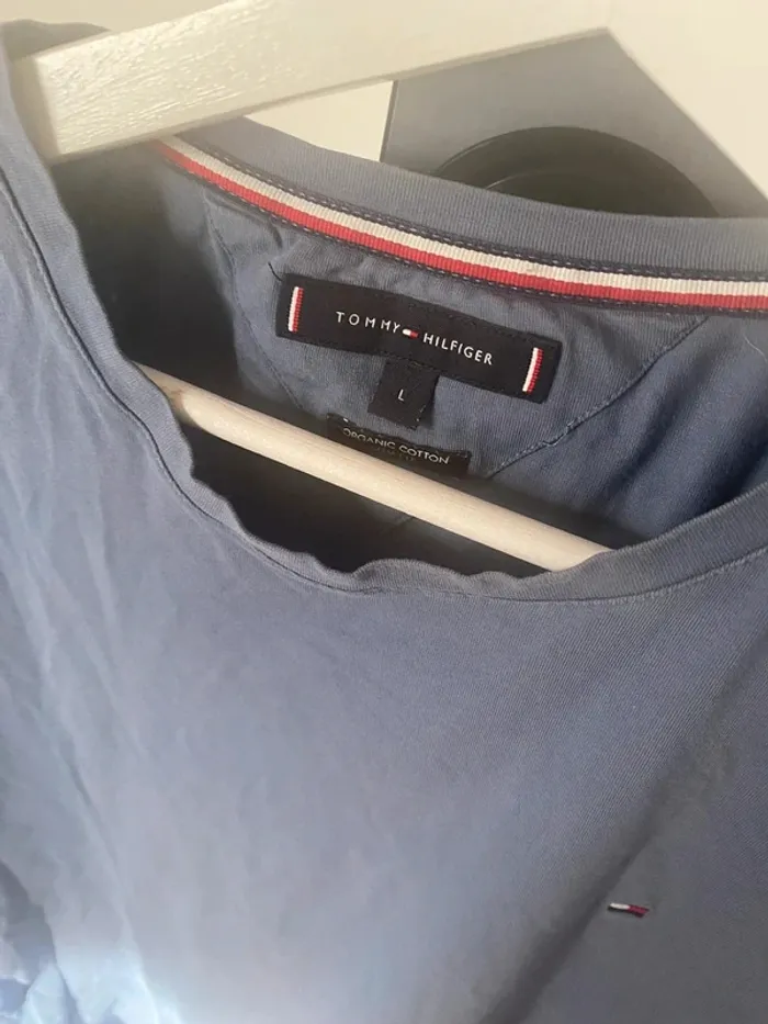 Tee shirt unis homme tommy hilfilger M - photo numéro 4