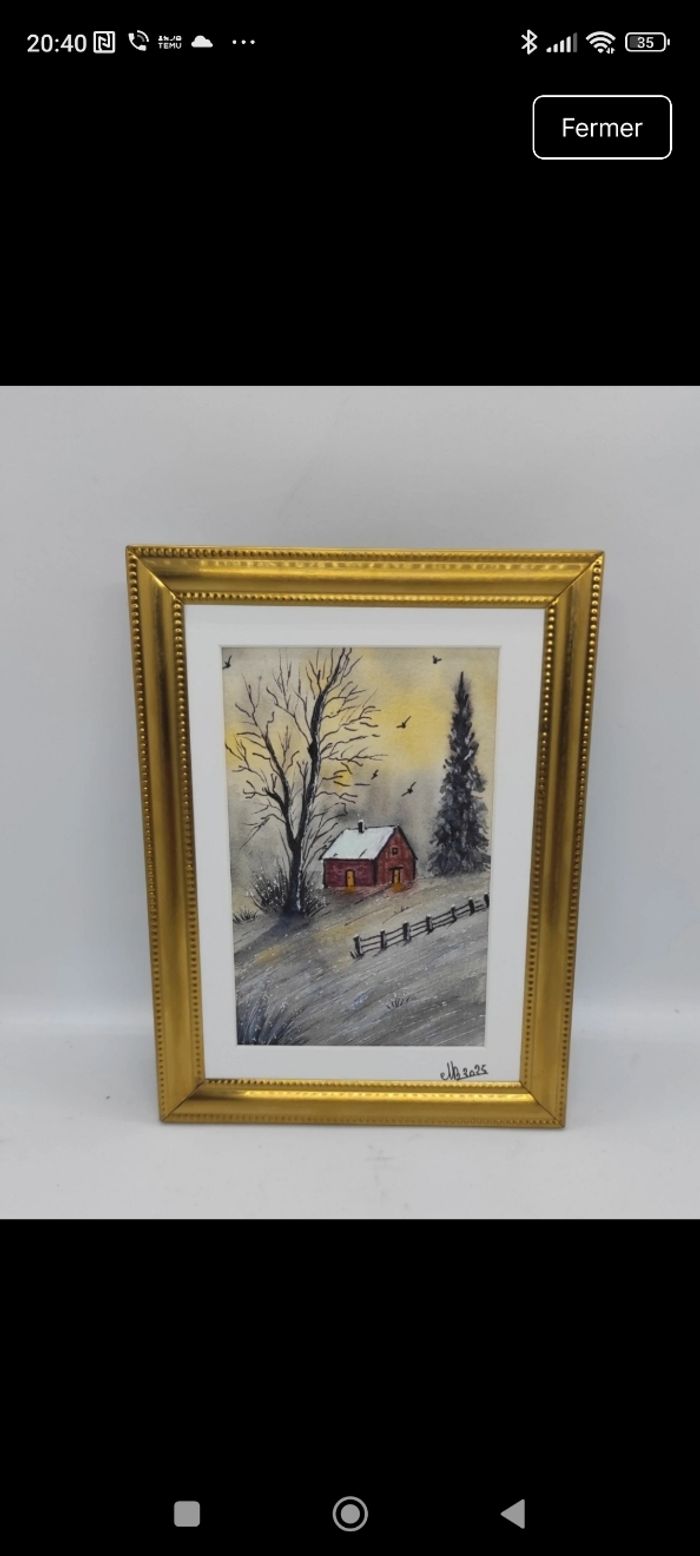Aquarelle originale