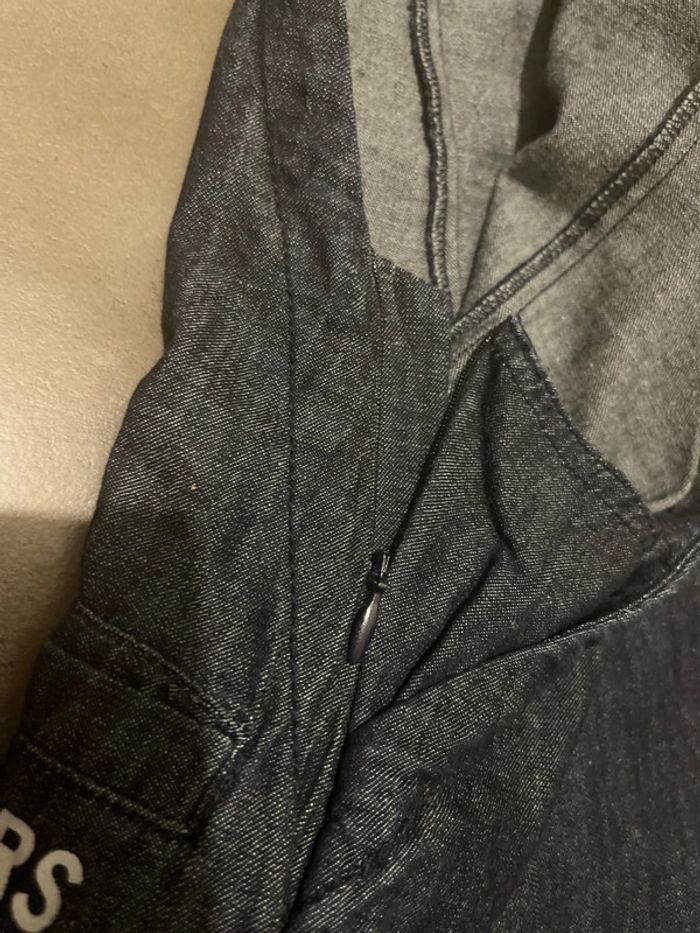 6 ans - DKNY salopette jeans souple brut - photo numéro 6