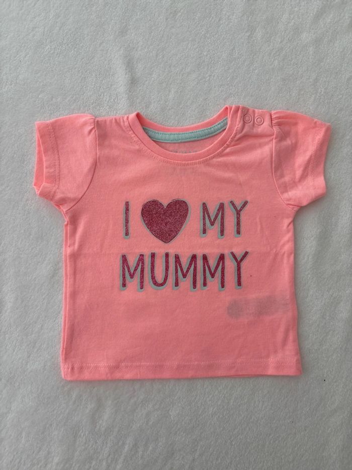 Tee shirt j’aime ma maman 3 mois