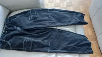 Pantalon regular noir bershka 36