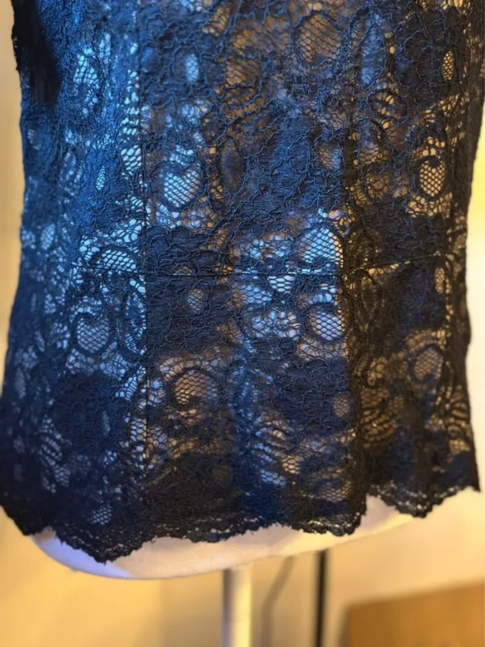 Blouse en dentelle noire Gérard Darel – Taille 38 - photo numéro 7
