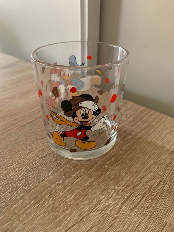 Verre Mickey et ses amis automne