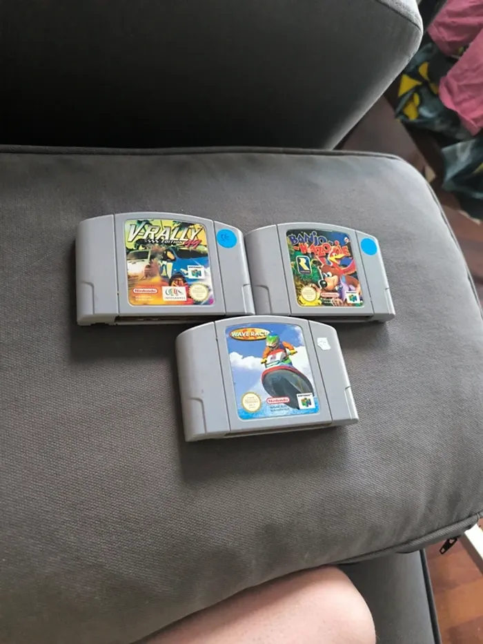 Lot 3 jeux nintendo 64