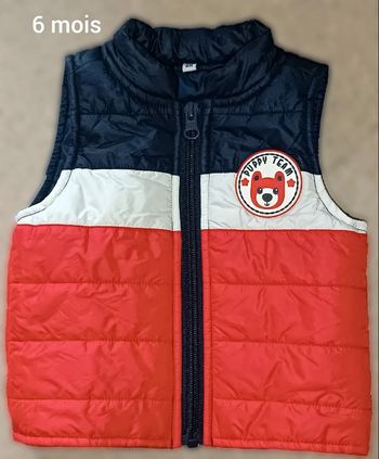 Doudoune sans manches 6 mois