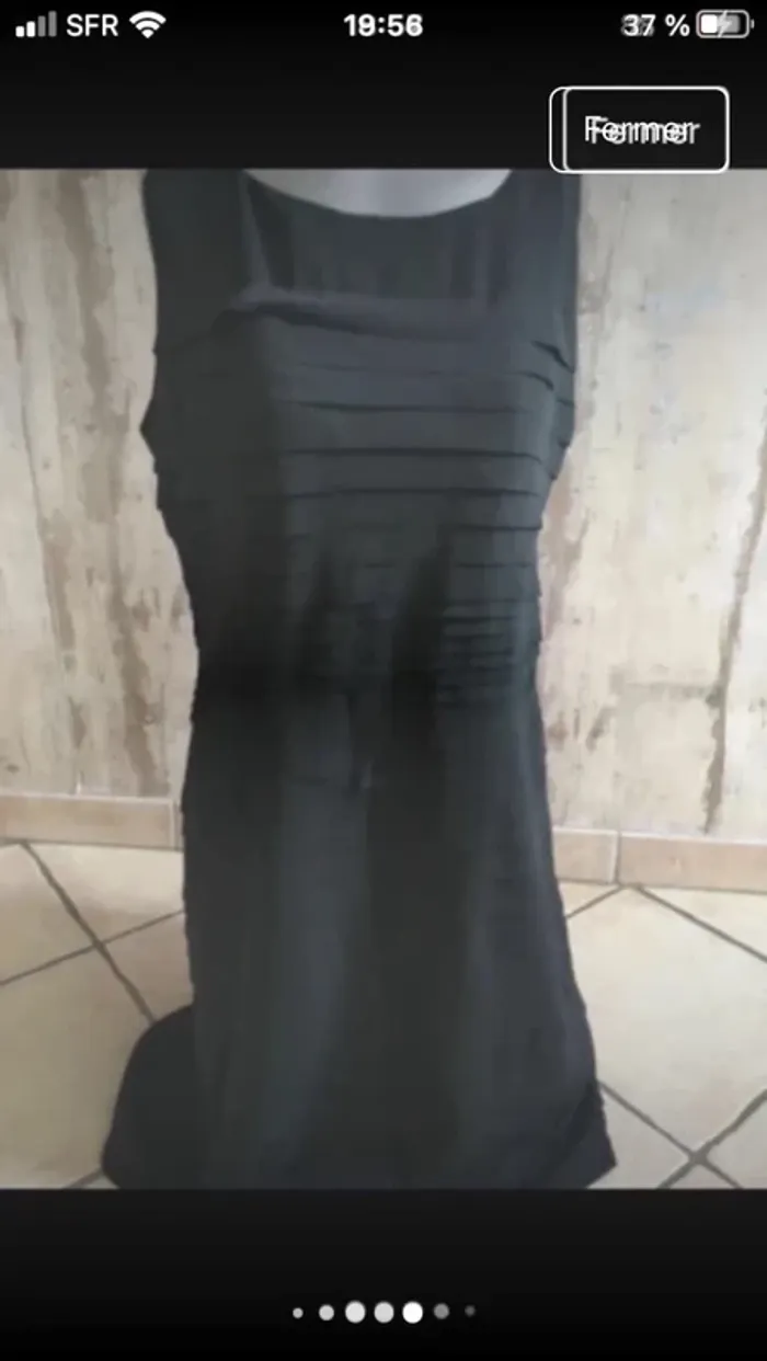 Superbe robe noire en 42 de la boutique Grain de Malice en excellent état proche du neuf