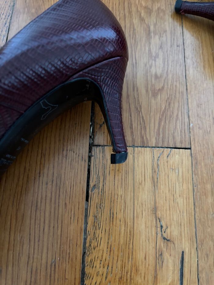 Escarpins bordeaux Minelli 41 - photo numéro 4
