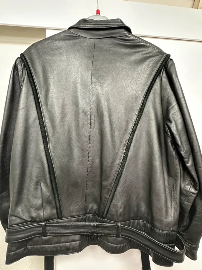 Blouson cuir 80’s - photo numéro 2