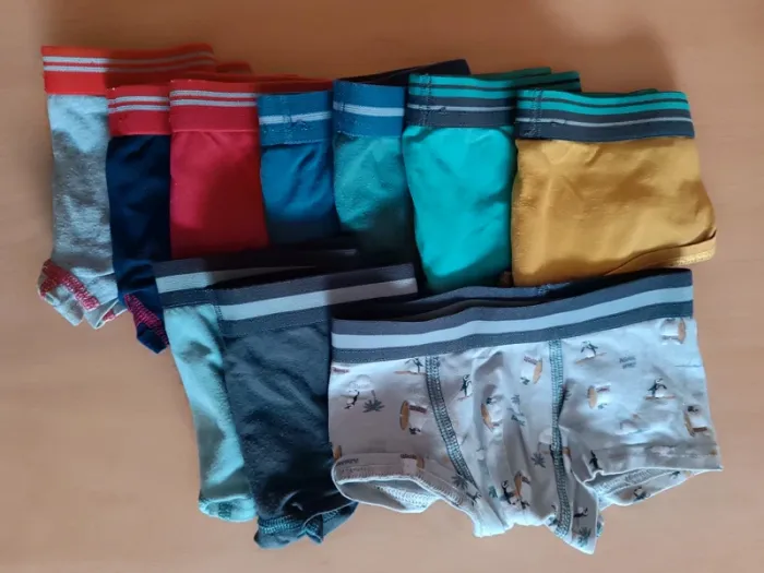Lot 10 boxers enfant 2/3ans 98cm slip culotte shorty