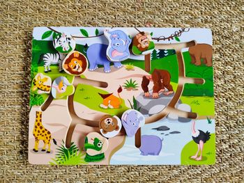 Puzzle animé bois