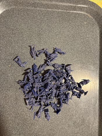 Lot plastic soldier