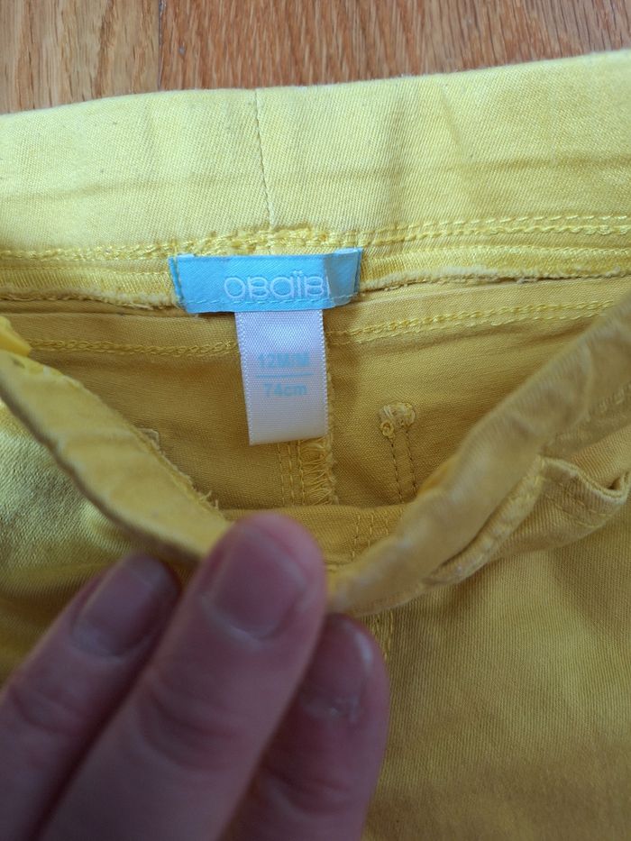 Pantacourt jaune - photo numéro 5
