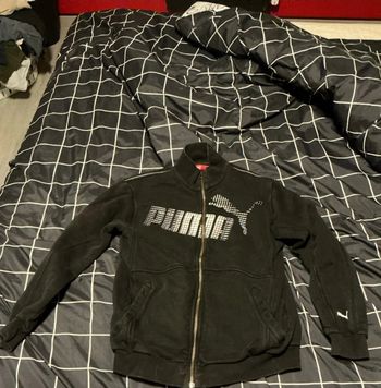 Sweatshirt à zip PUMA noir