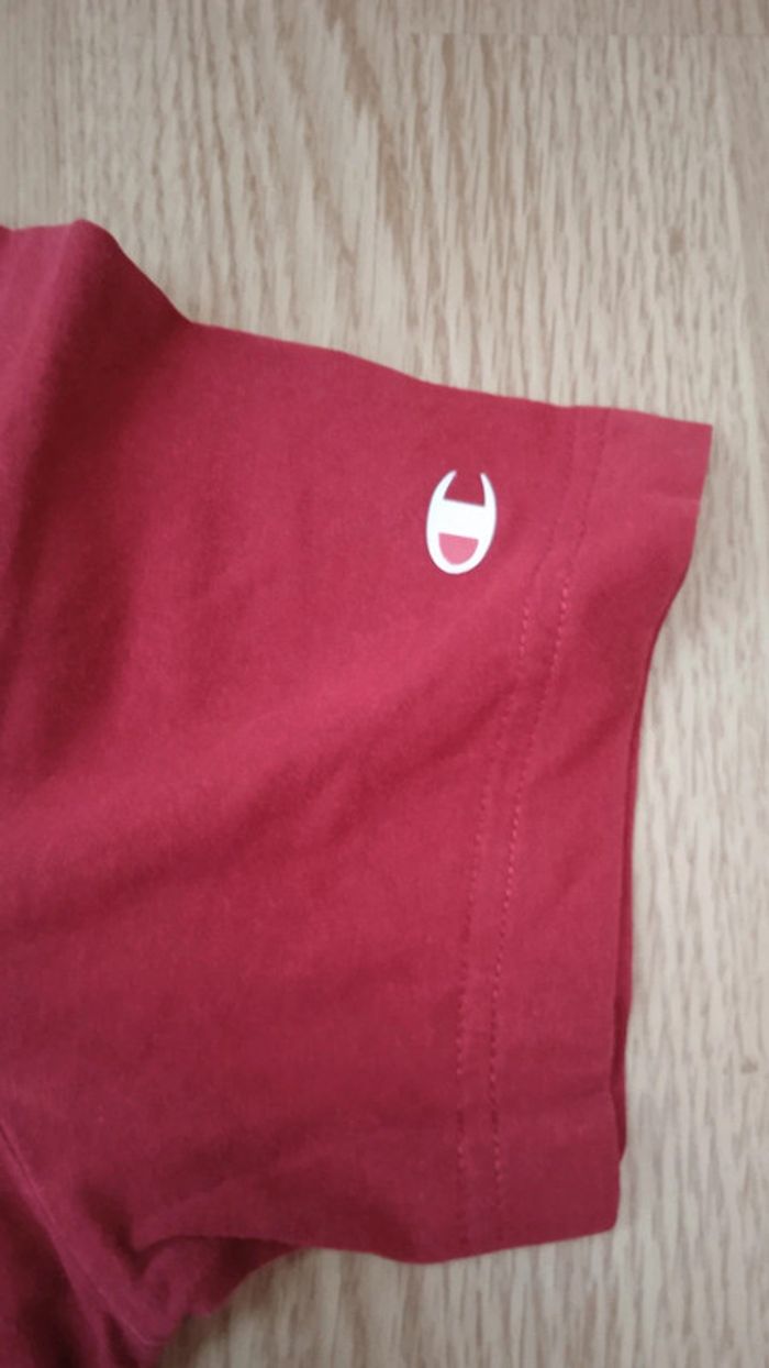 Champion homme S – Tee-shirt rouge pour performer avec classe - photo numéro 4