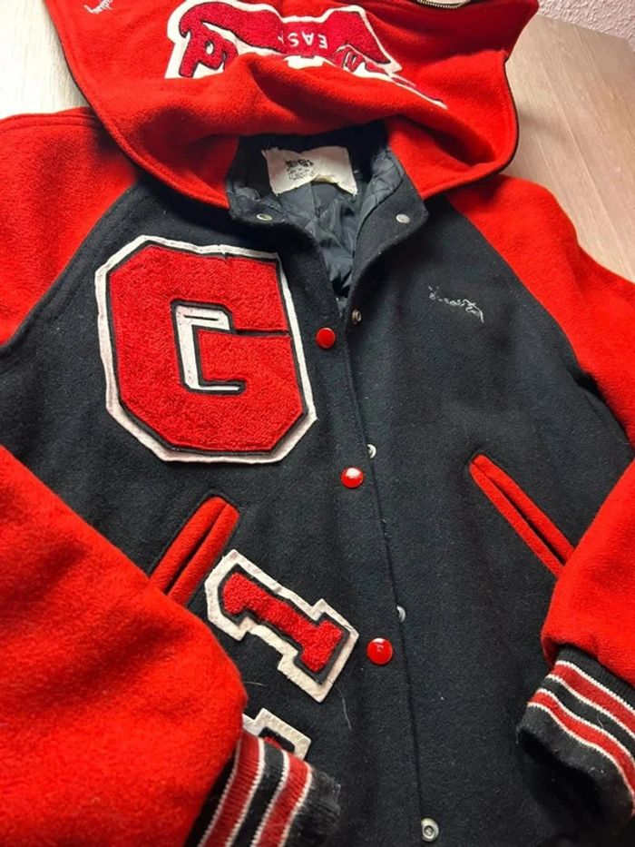 Teddy Varsity College Letterman Vintage “Glenbard East Cheerleading” Made in USA - photo numéro 3