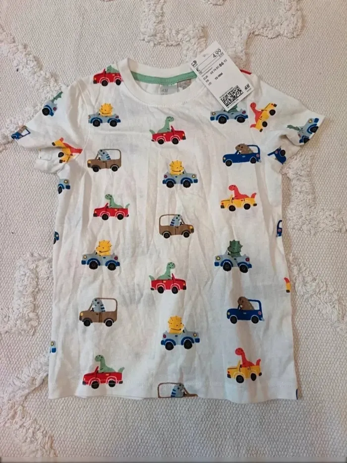 T-shirt imprimé voitures