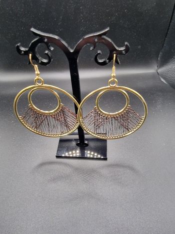 Boucle d'oreilles rondes