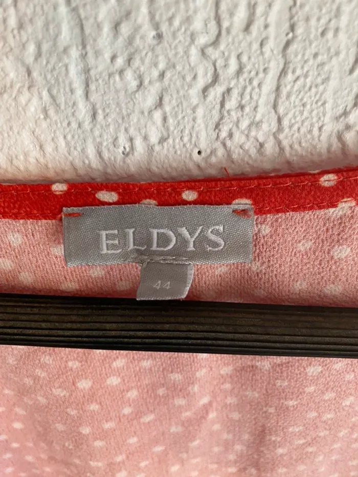 Top femme rouge à poids blanc eldys taille xxl 44 - photo numéro 3