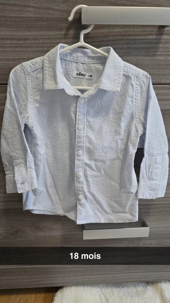 Chemise bleu ciel