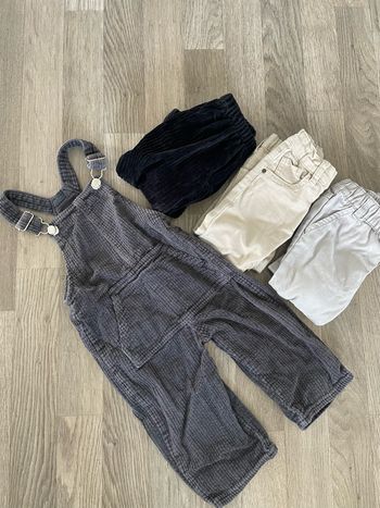 Salopette et pantalon