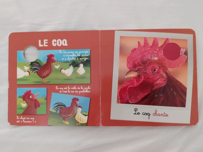 Livre bébé découverte par le touché Animaux de la ferme - photo numéro 2