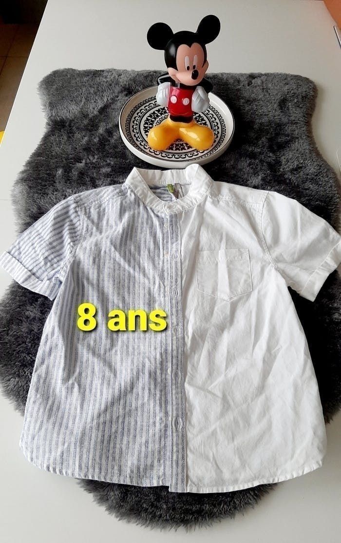 Chemise manches courtes orchestra 8 ans