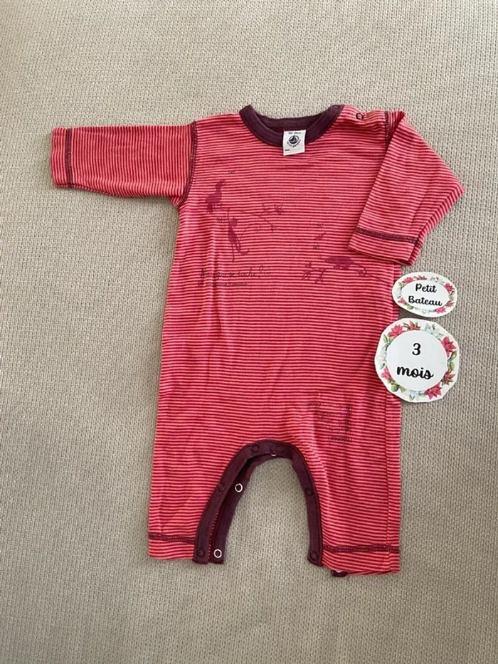 Pyjama ou combinaison petit bateau 3 mois