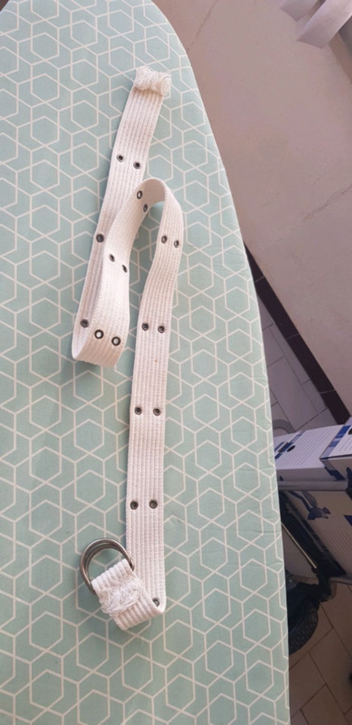 Ceinture blanche unisexe - photo numéro 4