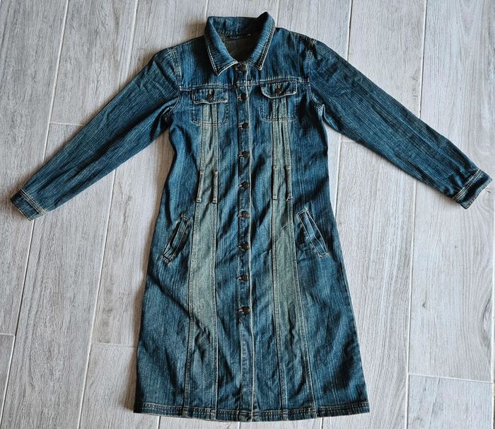 Robe manches longues en jean taille L