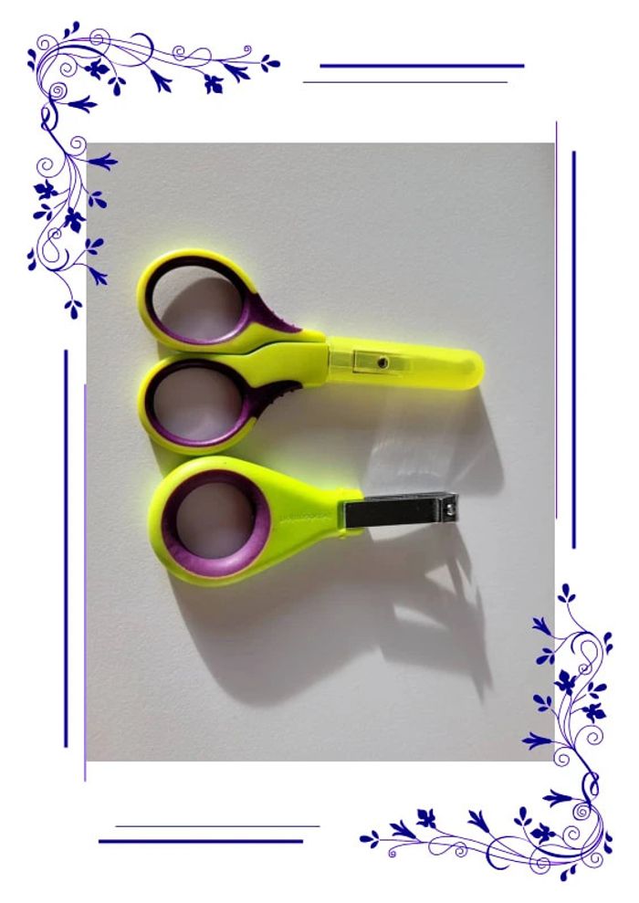 Lot coupe-ongles et petits ciseaux bébé Béaba