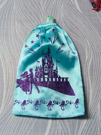 Disney poupée style barbie vêtement robe bleu turquoise