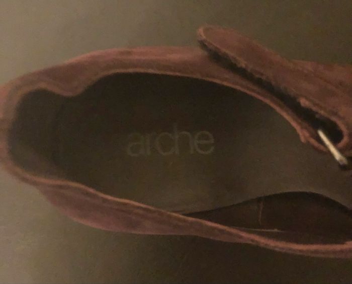Chaussures prunes »Arche »à talons - photo numéro 5