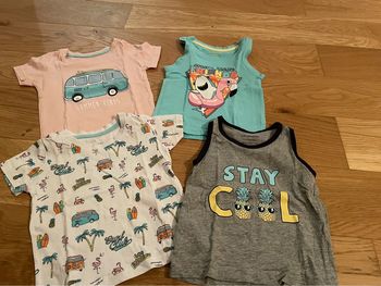 Lot 4 tee shirt primark
