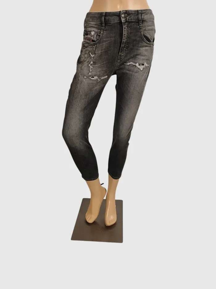 Jean skinny Diesel gris - Taille 36 - photo numéro 2