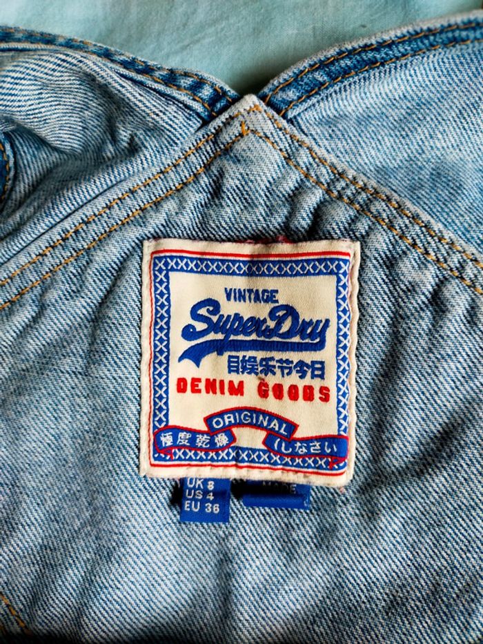 Salopette jean Superdry 36 - photo numéro 3