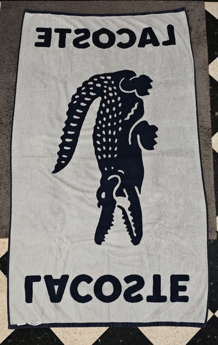 Serviette de plage Lacoste 173x100cm - photo numéro 2