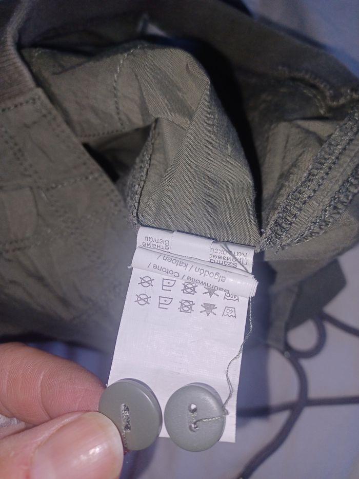 Pantalon fille domyos 12 ans très bon état kaki coton polyamide - photo numéro 5