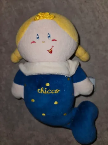 Peluche doudou sirène Chicco