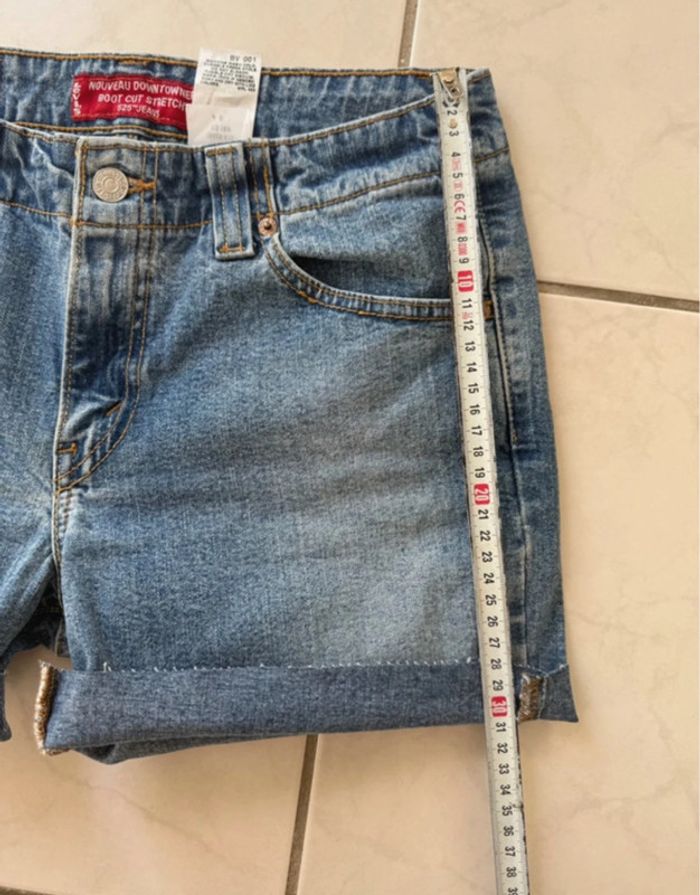 Short en jean vintage Levis 525 usa taille 36 bon état - photo numéro 9