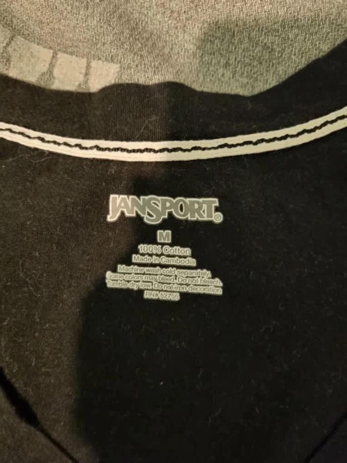 T-shirt noir à mot imprimé - photo numéro 5