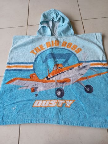 Poncho cape peignoir de bain enfant planes disney