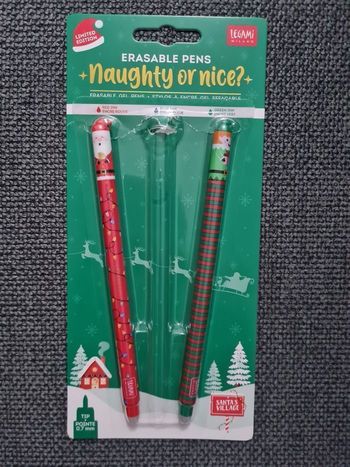 Legami Noel 2024 Père Noel Rouge + Lutin Neufs Jamais Utilisés édition plus commercialisée