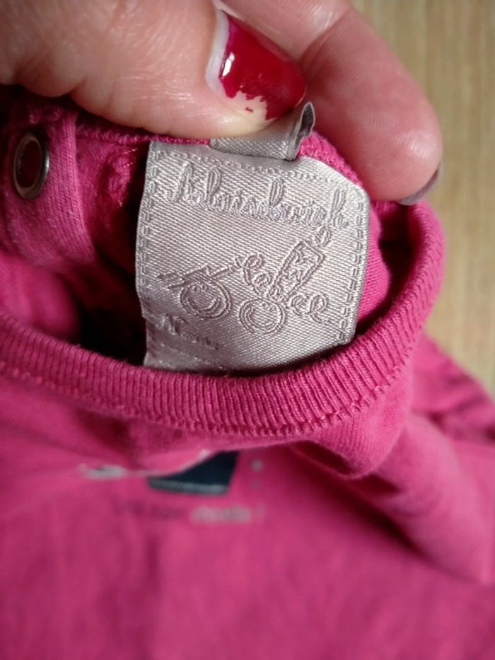 T-shirt rose. Aisebreizh. bébé 18 mois - photo numéro 5