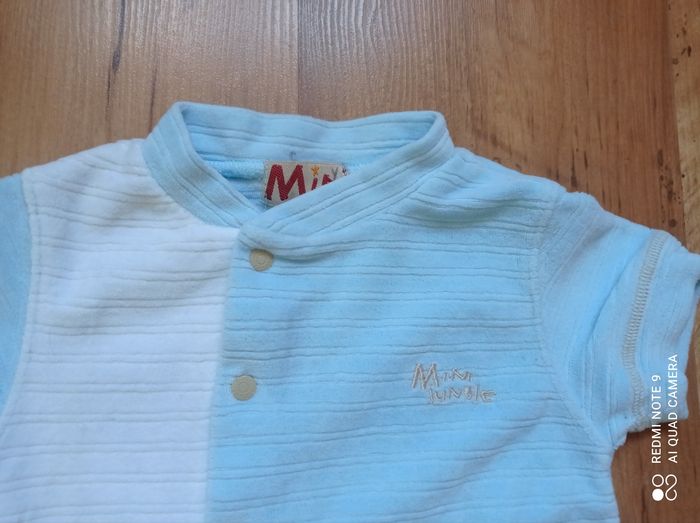 Barboteuse combishort mixte, Mini Junsie, taille 6 mois - photo numéro 3