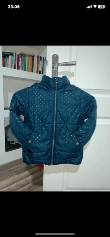 Doudoune bleu marine fille