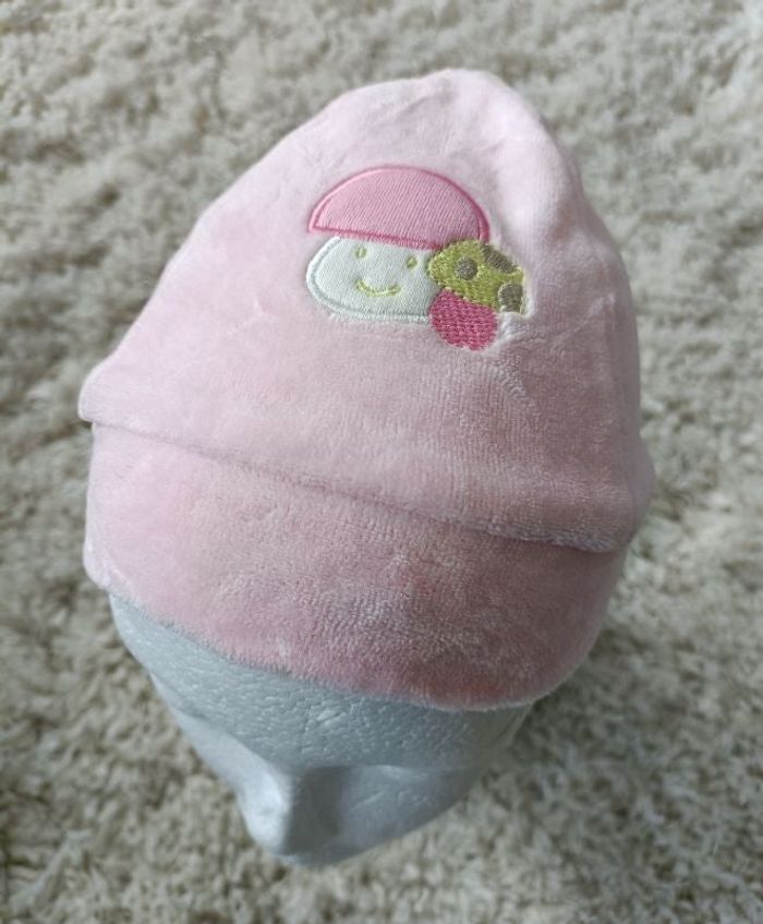 Bonnet rose Chicco en 3/6 mois