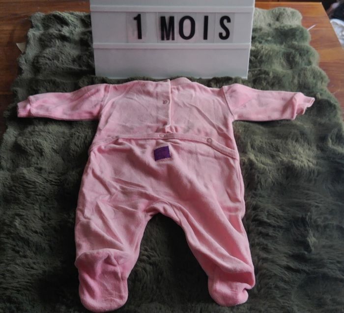 Pyjamas velour 1 mois - photo numéro 2