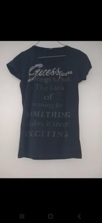 T-shirt noir Guess – T38
